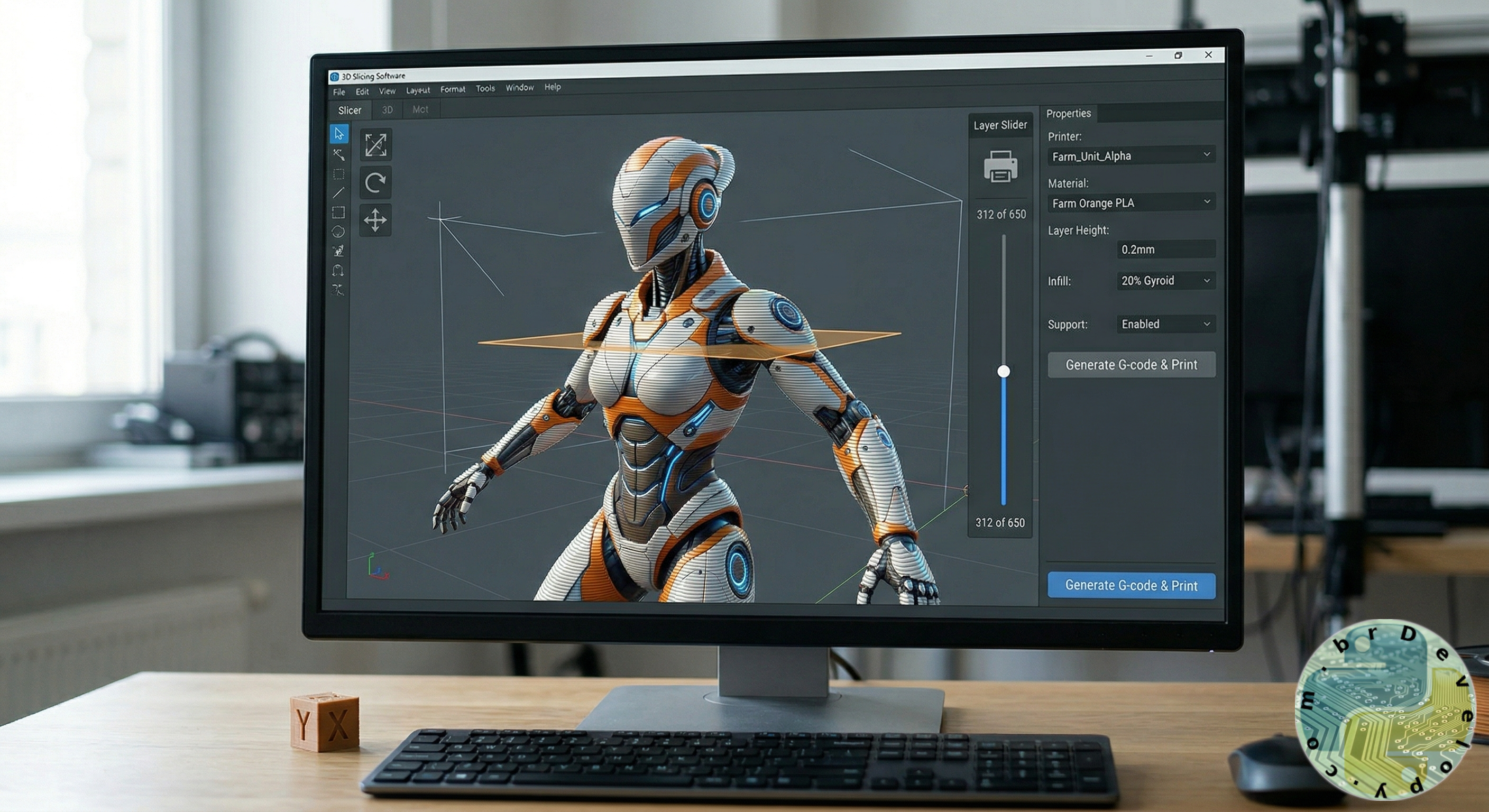 Imagem Fatiamento Slicer