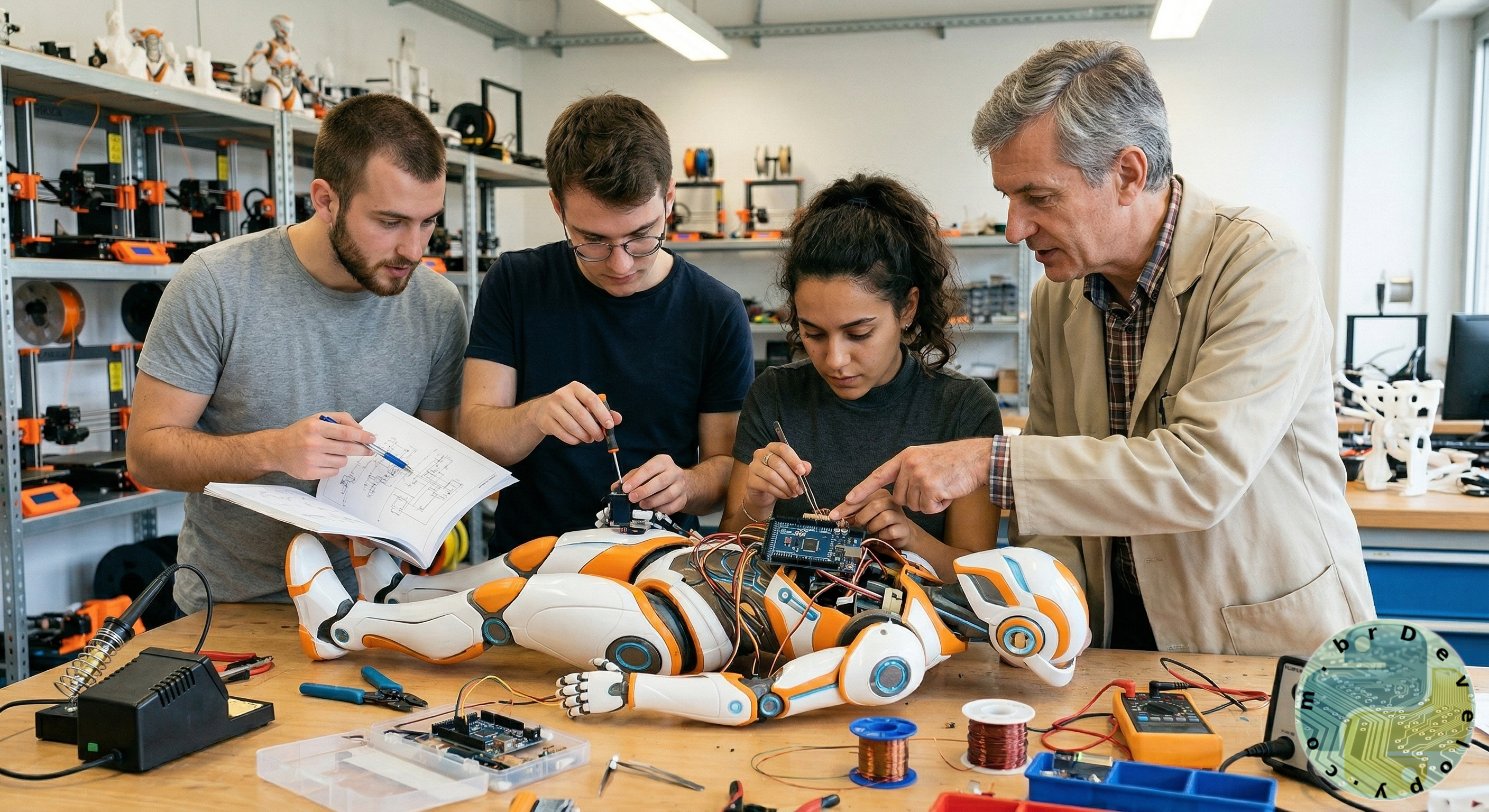 Imagem Placa Eletrônica e Montagem